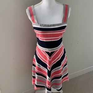 Banana Republic Striped Flared Dress